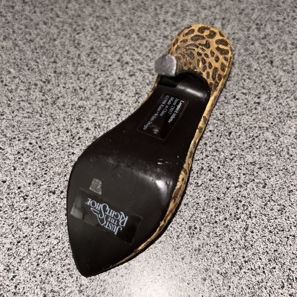 Just The Right Shoe Leopard Stilleto - Picture 6 of 7